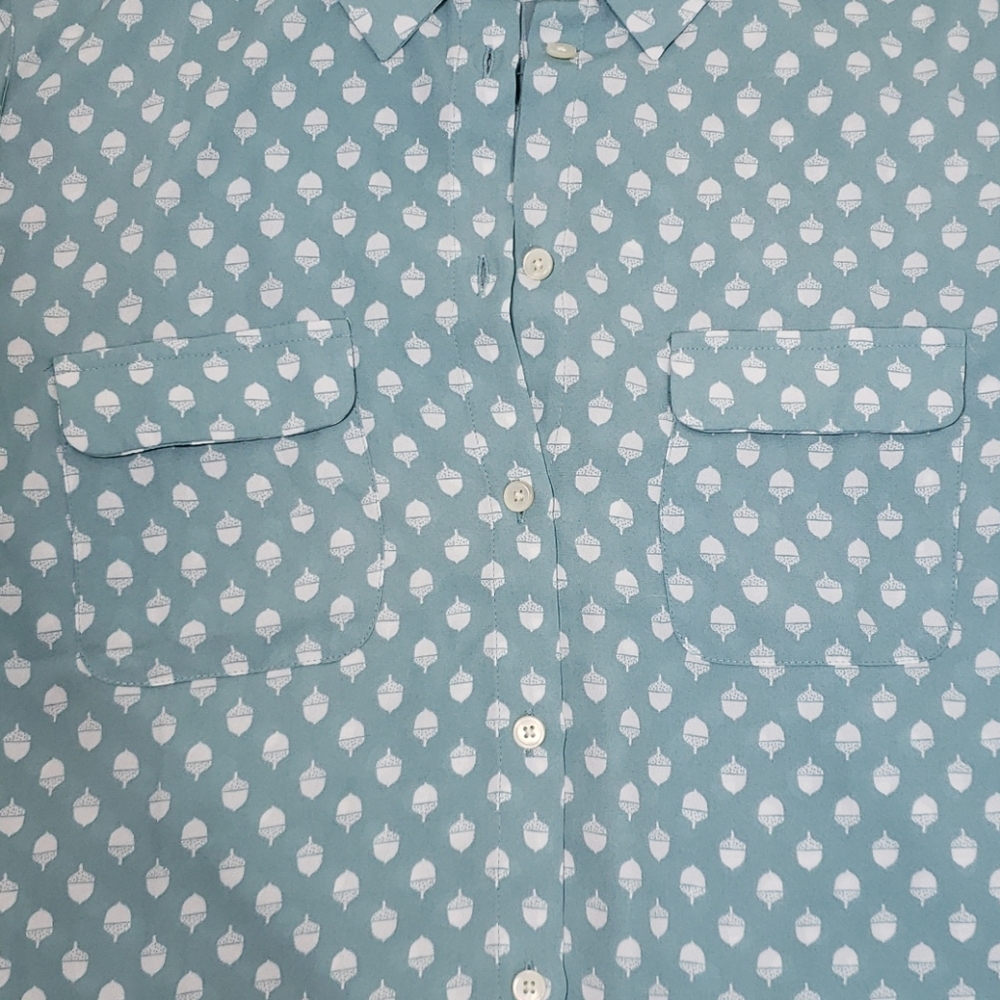 3💝 for $25 Loft Outlet Button Down Blouse - Picture 4 of 9